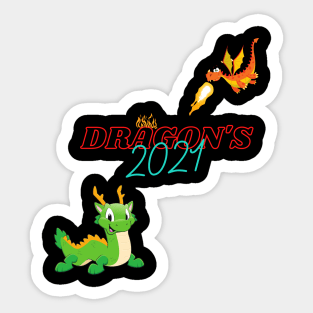 Dragon's Design Sticker